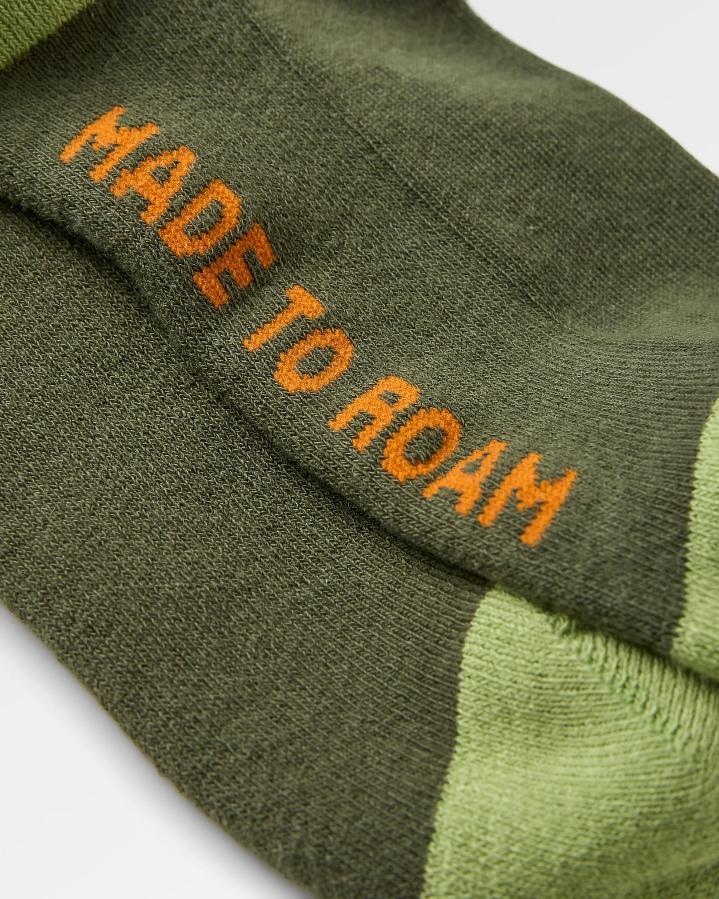 Organic Midweight Crew Socks - Khaki