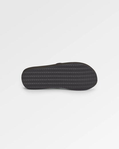 Santos Flip Flop - Black - Flatlay