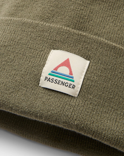 Core High-Top Beanie - Dusty Olive - Flatlay