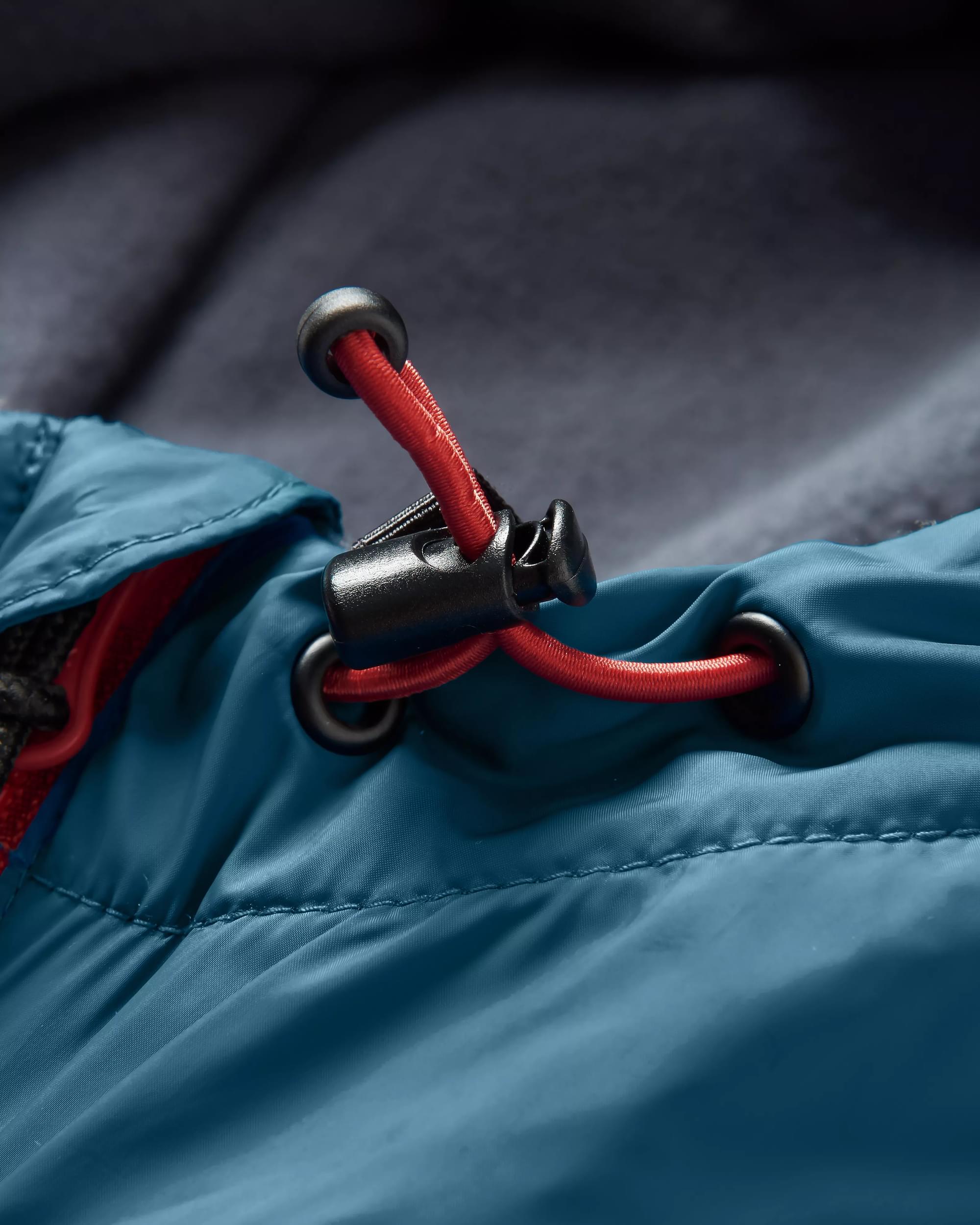 Dusk Recycled Insulated Anorak - Blue Steel - Flatlay