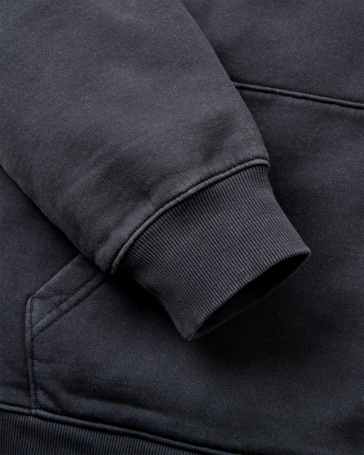 Boundless Relaxed Fit Hoodie - Faded Black - Flatlay