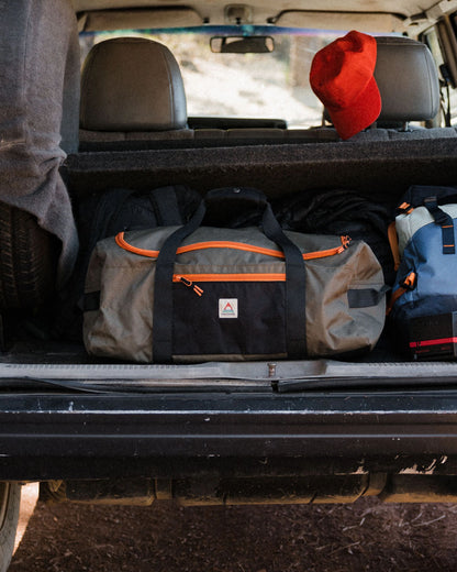 Boondocker Recycled 30L Duffel - True Black/ Khaki - Lifestyle