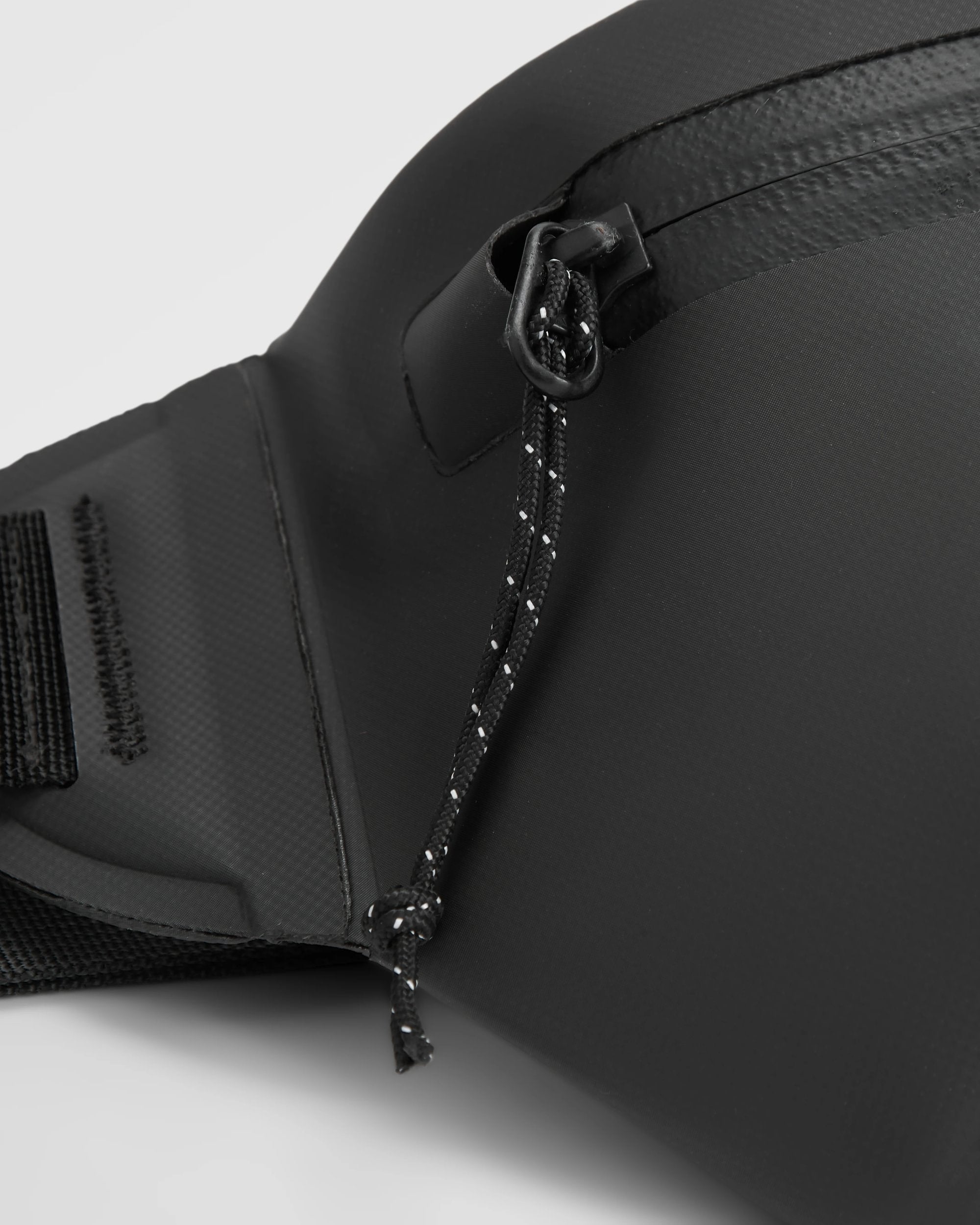 Tide Recycled Nylon Hip Pack - Black - Flatlay