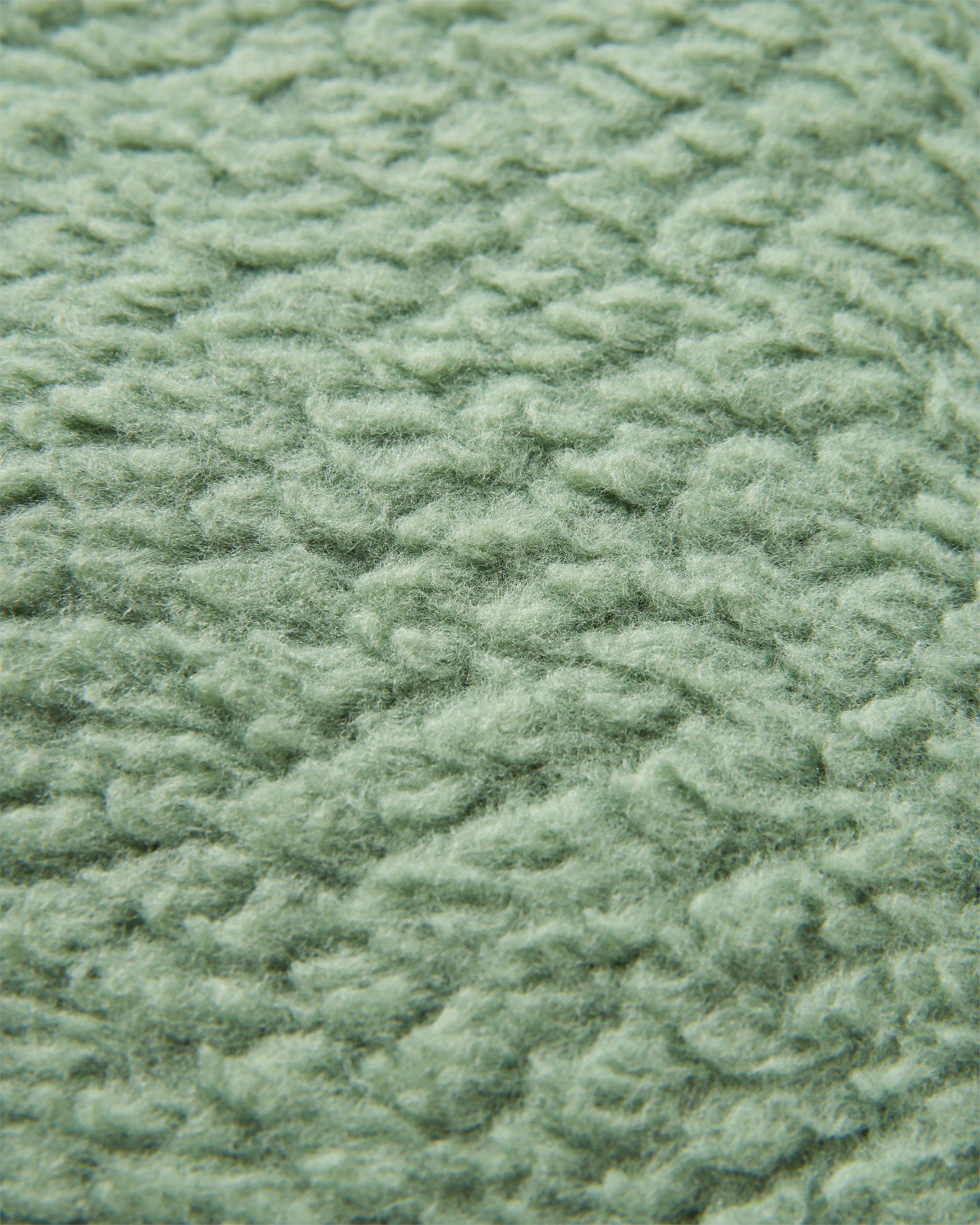 Rappel Recycled Sherpa Oversized Shirt - Pistachio - Flatlay