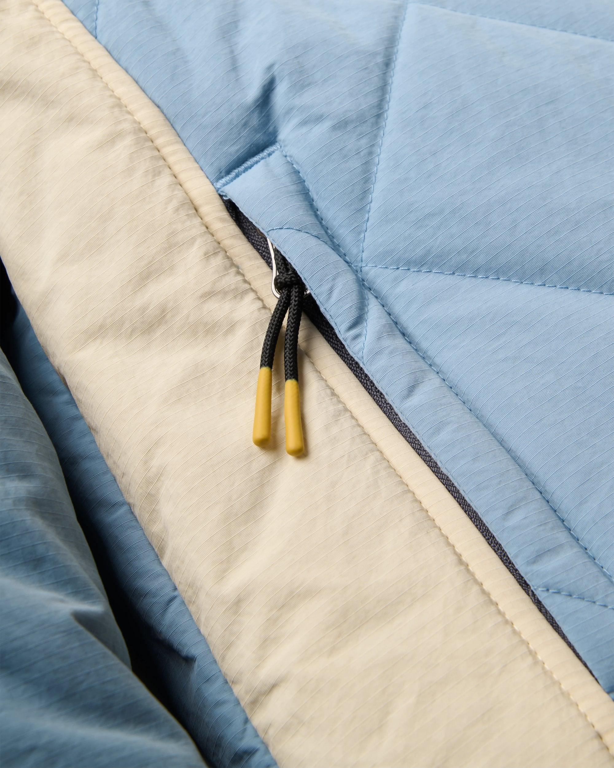 Ocean Insulated Anorak - Stormy Blue/Faded Denim - Flatlay