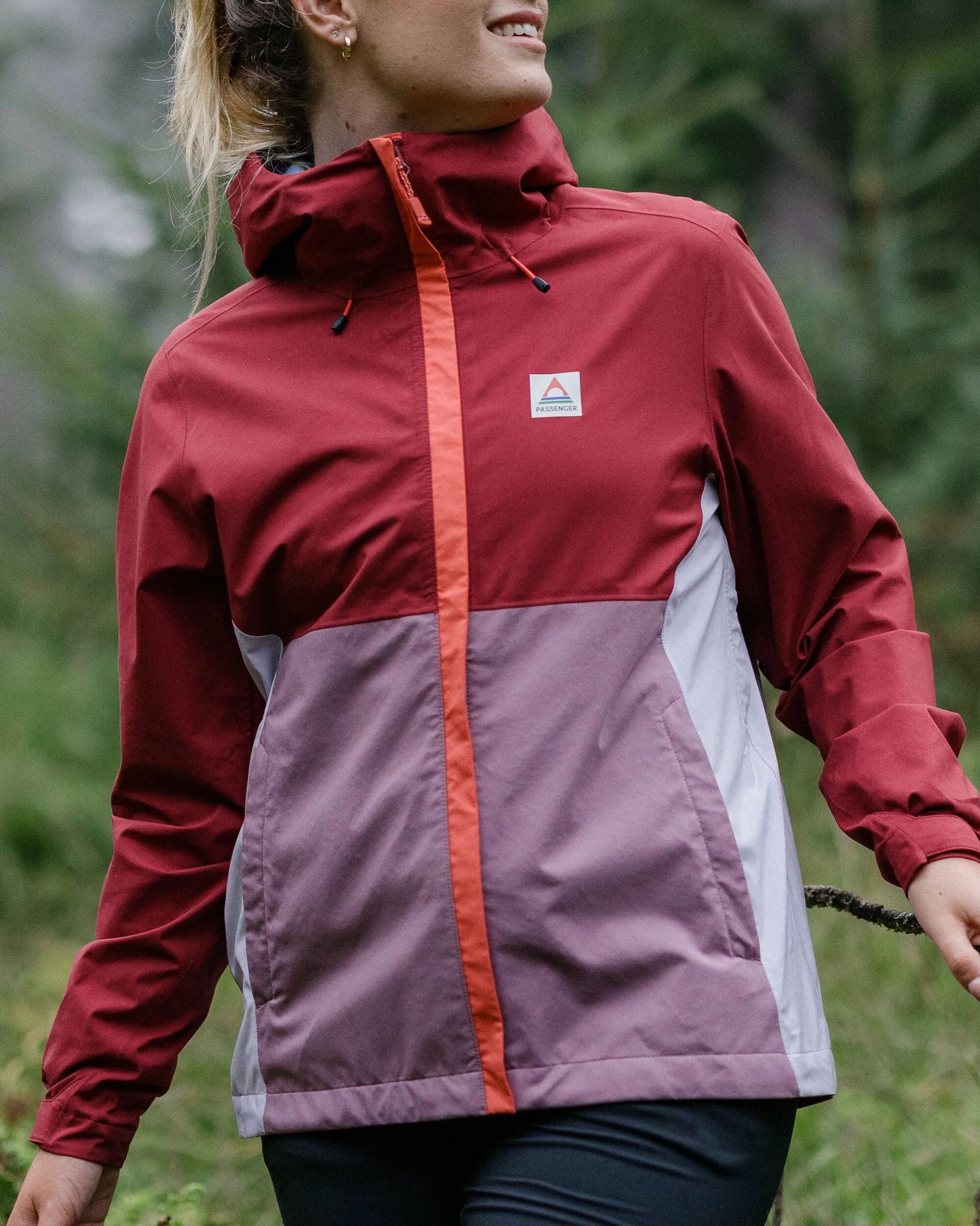 Rainstorm Recycled Waterproof Jacket - Forest Berry/Berry