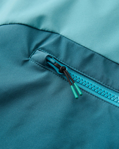 Riptide Lightweight Changing Robe - Mediterranean/ Ocean Teal - Flatlay