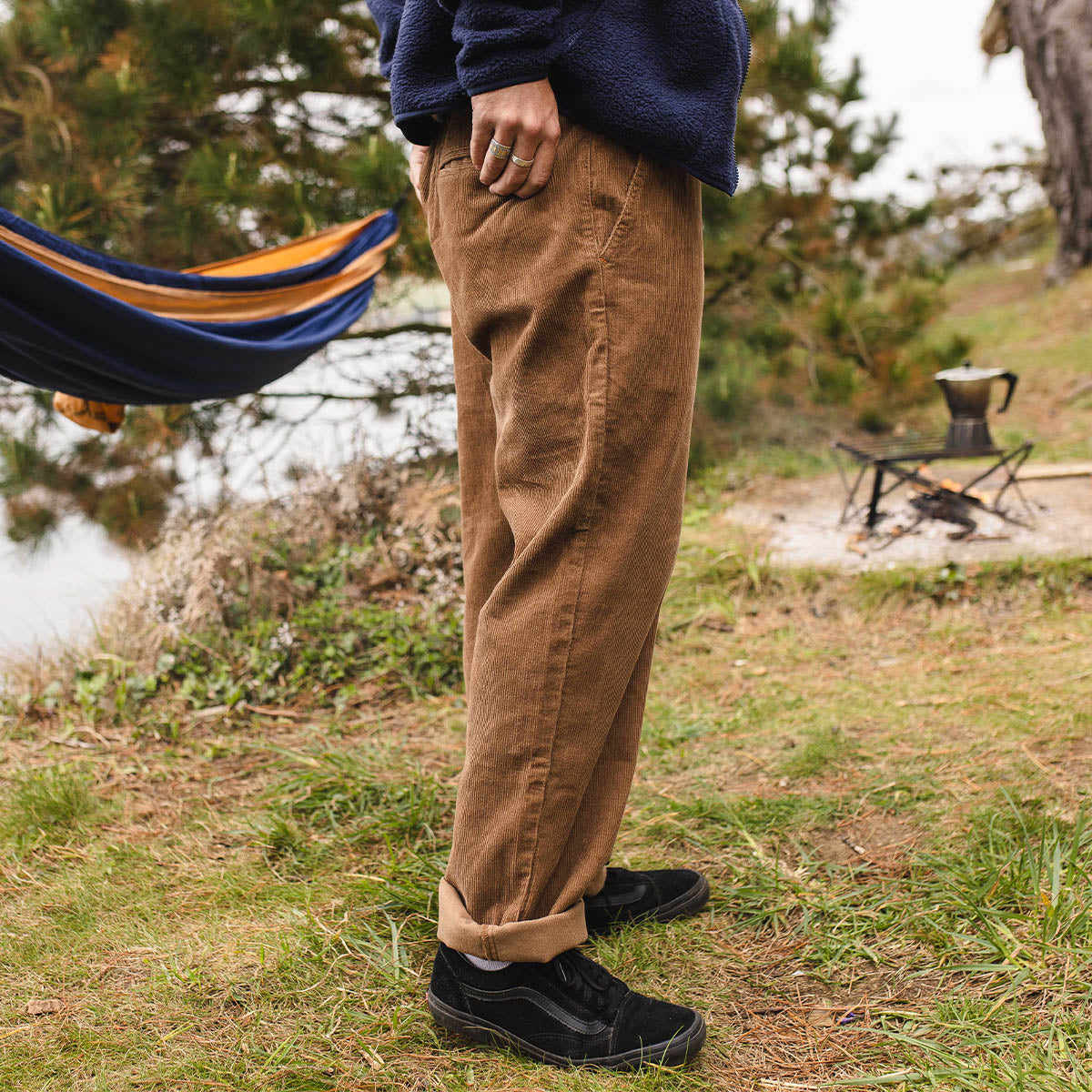 All Adventure Recycled Cord Trouser - Coconut