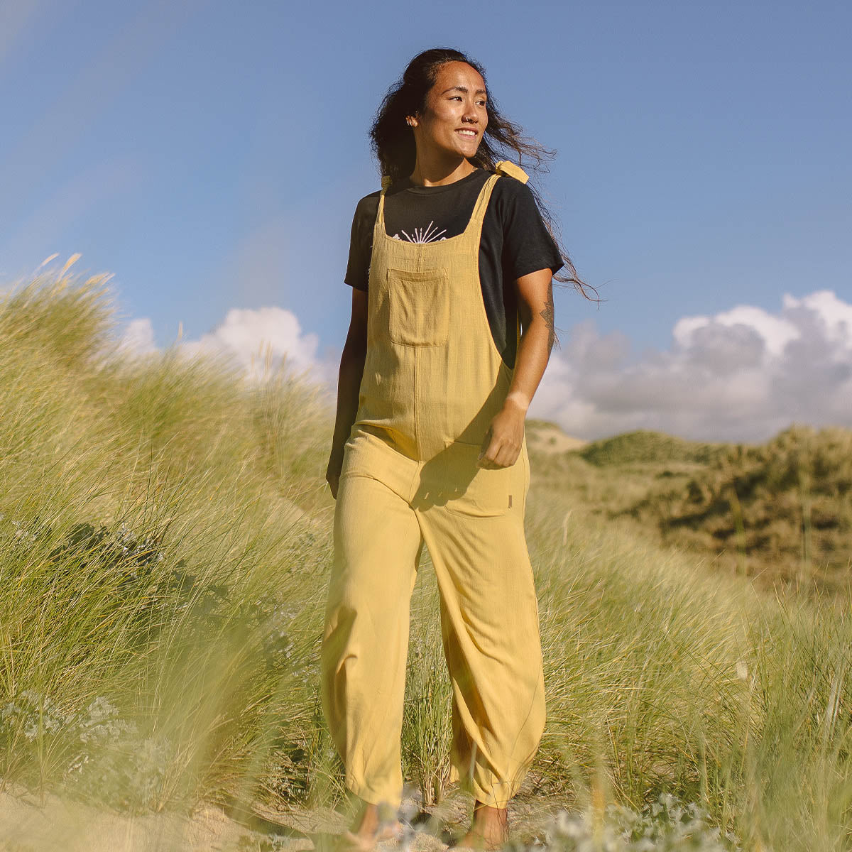 Carefree Dungarees - Jojoba