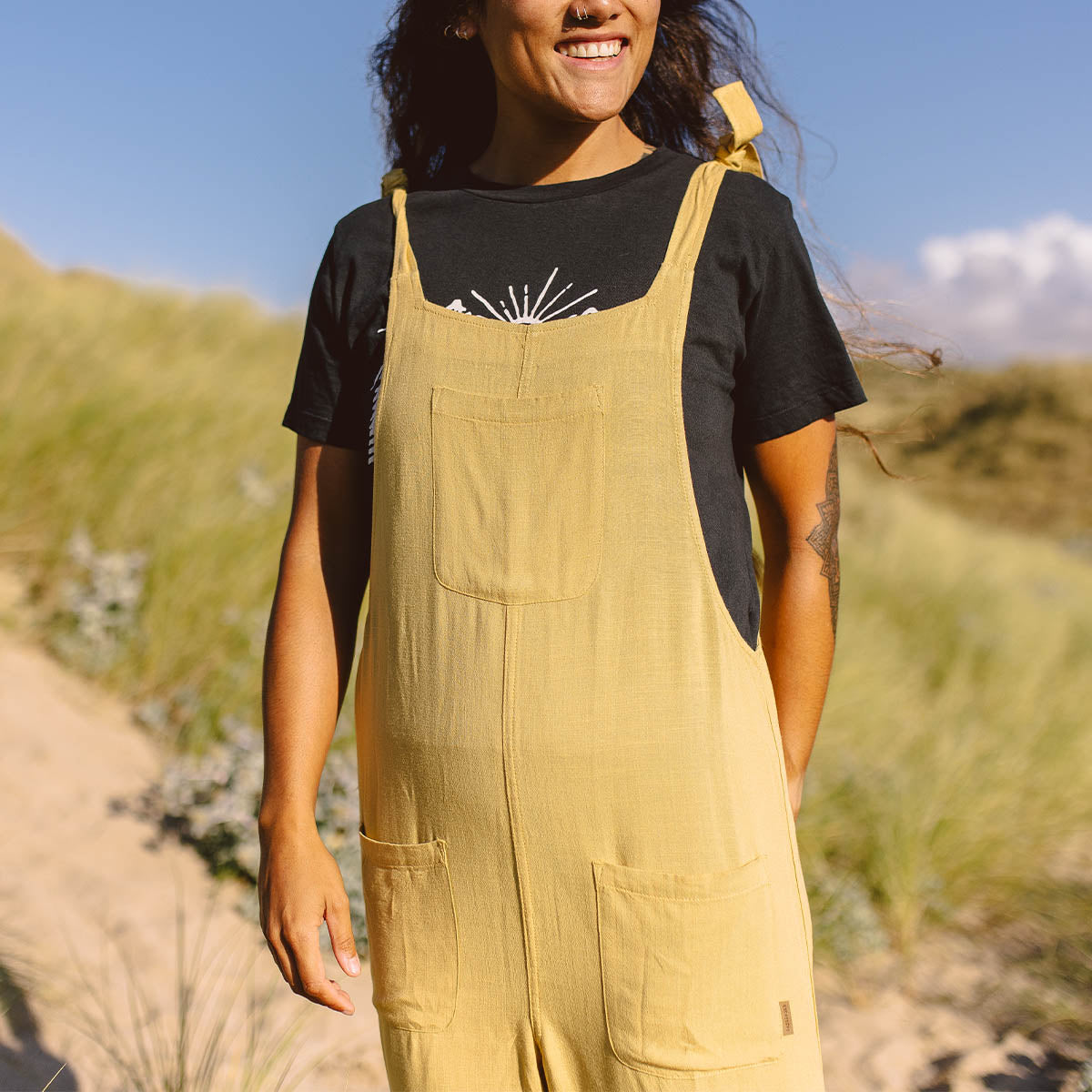 Carefree Dungarees - Jojoba