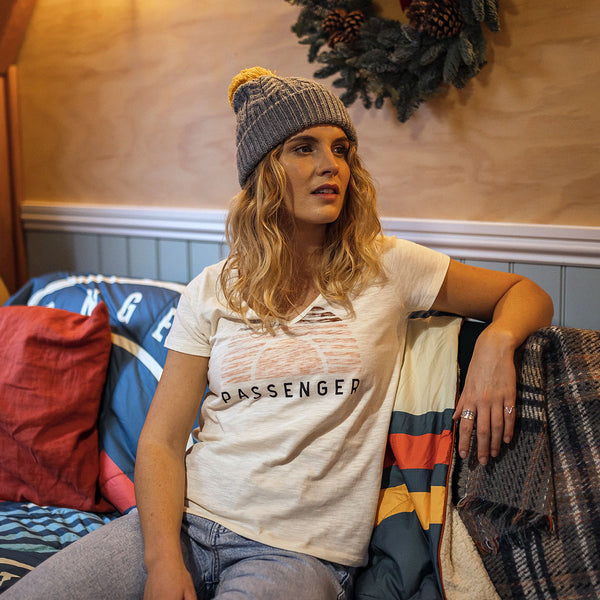 Hush -Recycled Cotton T-Shirt - Birch