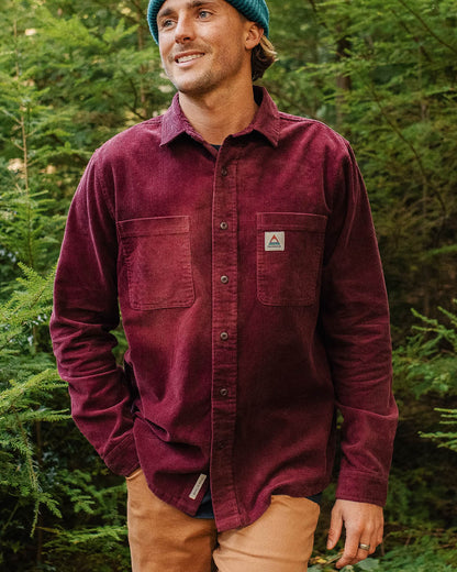 Backcountry Cord Shirt - Wine