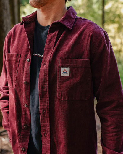 Backcountry Cord Shirt - Wine