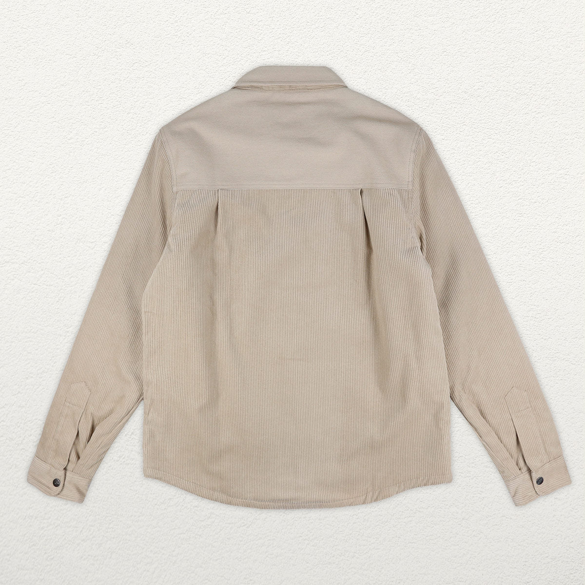 Kodiak Sherpa Lined Cord Shirt - Feather Gray