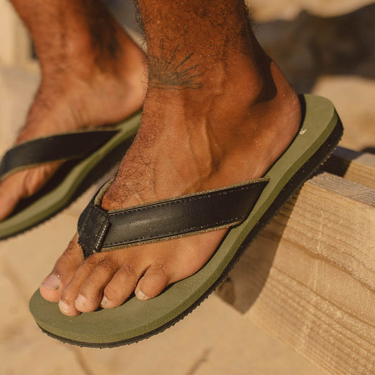 Laguna Flip Flops - Laurel Green