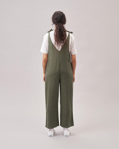 Lazy Day Dungarees - Khaki