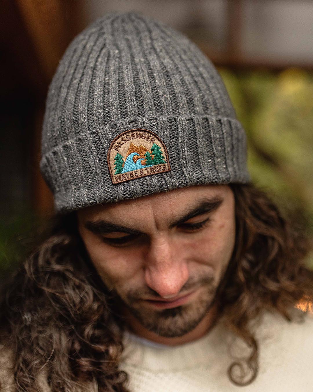 Male_Katira Rib Knit Beanie - Charcoal