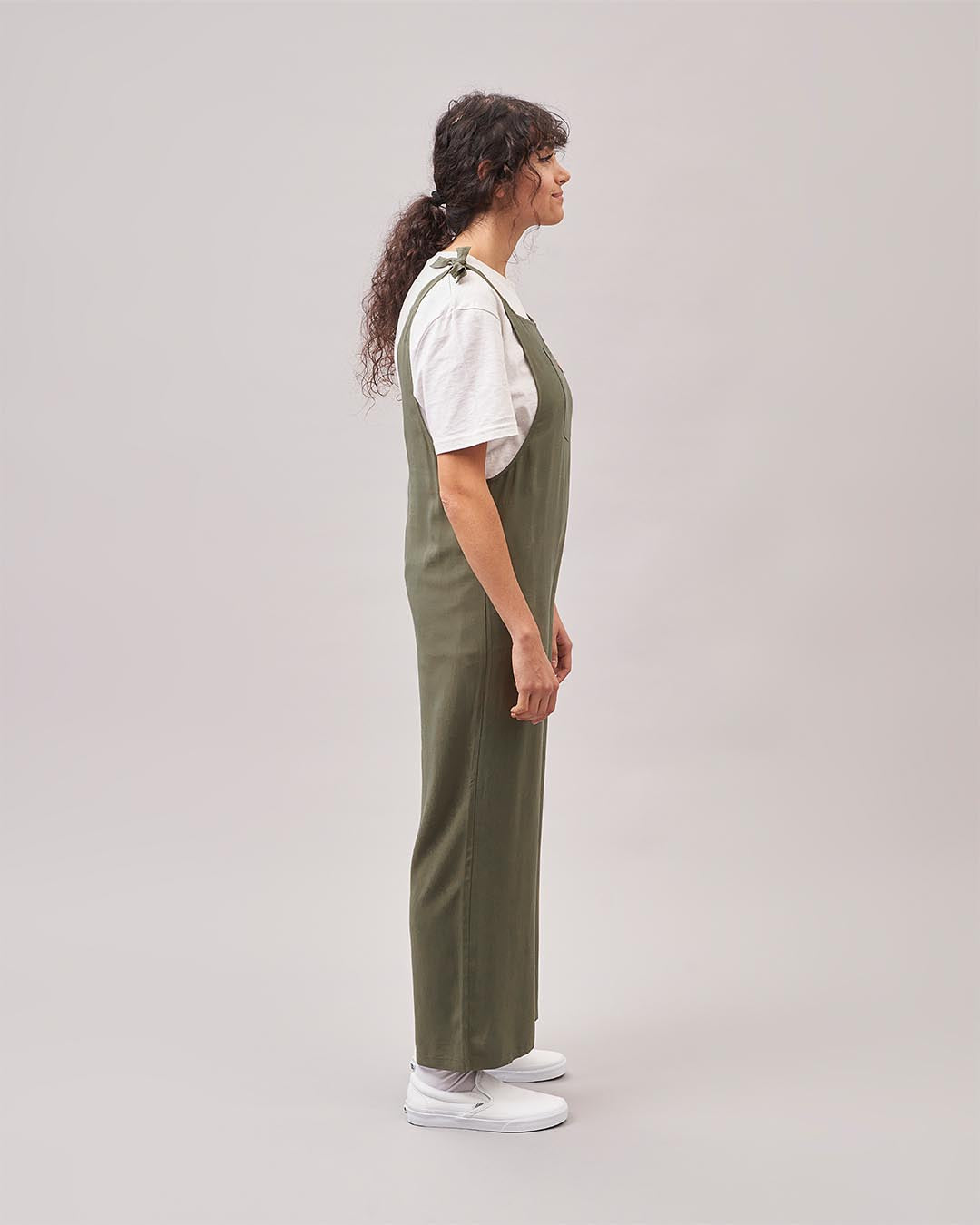 Lazy Day Dungarees - Khaki