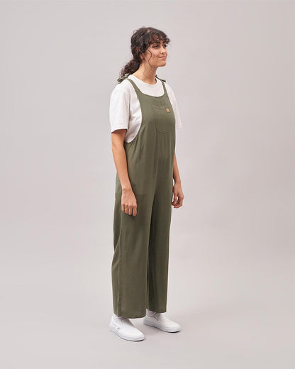 Lazy Day Dungarees - Khaki