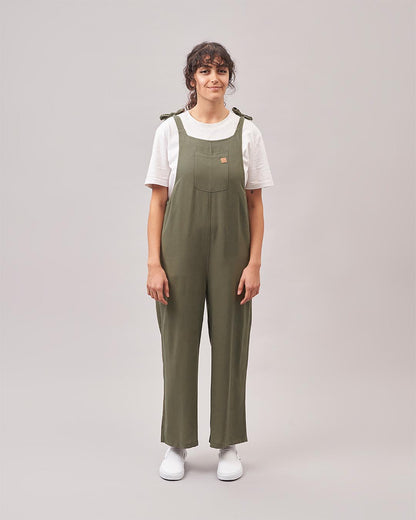 Lazy Day Dungarees - Khaki