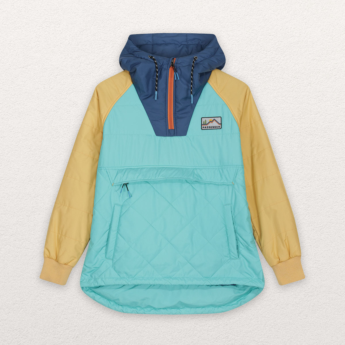 Ocean Insulated 1/2 Zip Jacket - Blue Turquoise