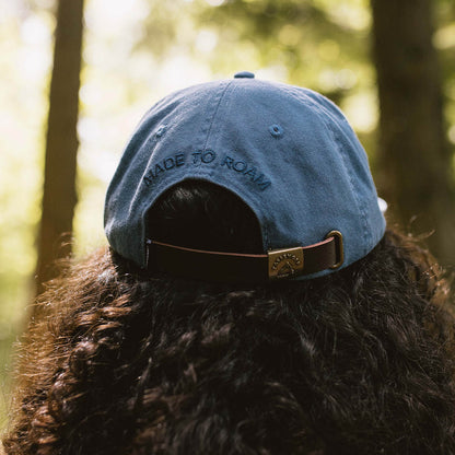 Byron Recycled Cotton 5 Panel Cap - Stone Blue