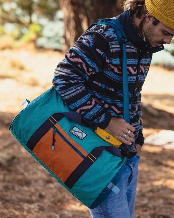 Male_Escape It All 30L Recycled Polyester Duffle Bag - Multi
