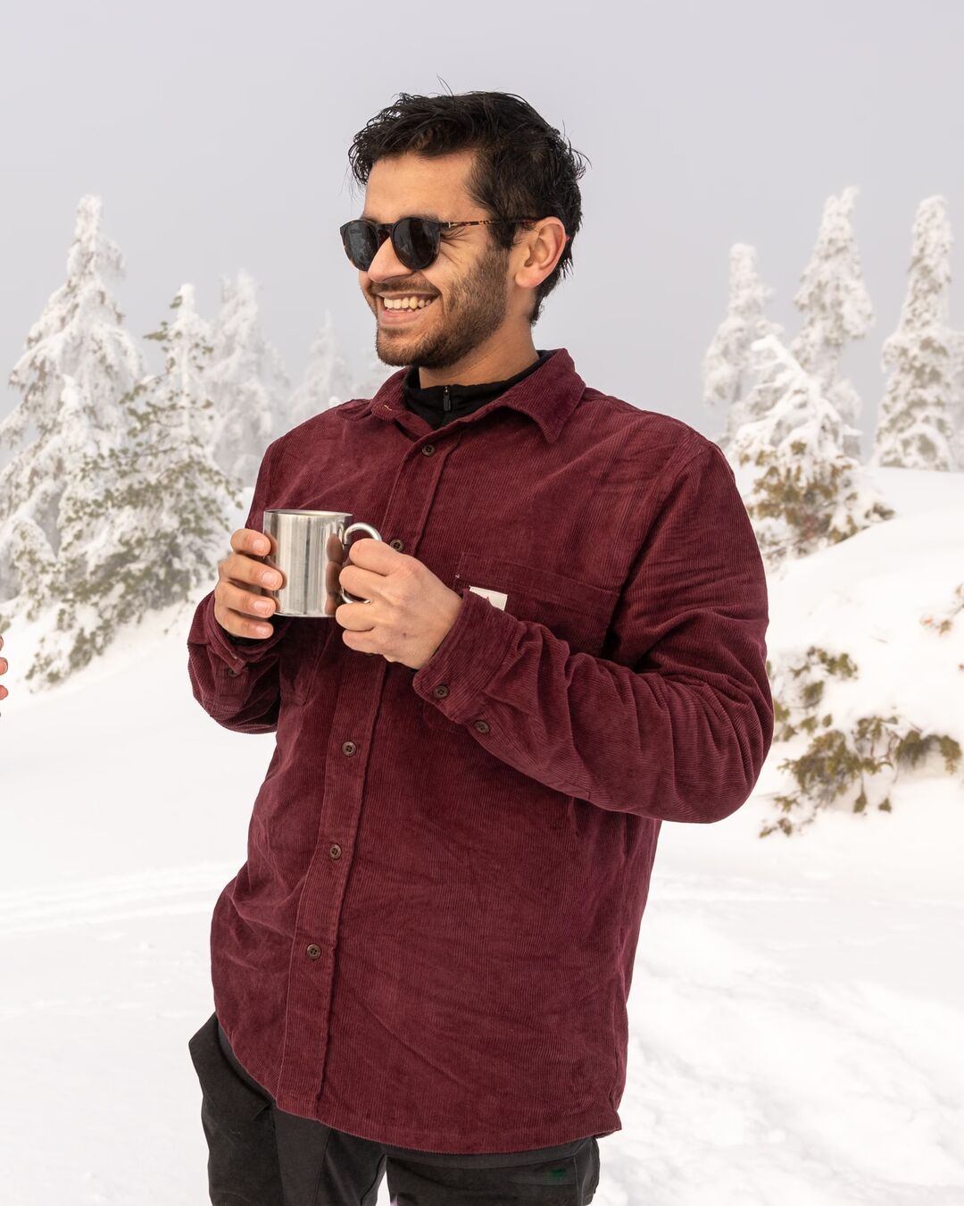 Backcountry Cord Shirt - Wine