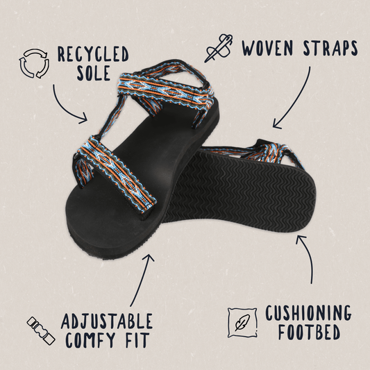 Monterey Sandal - Multi Colour