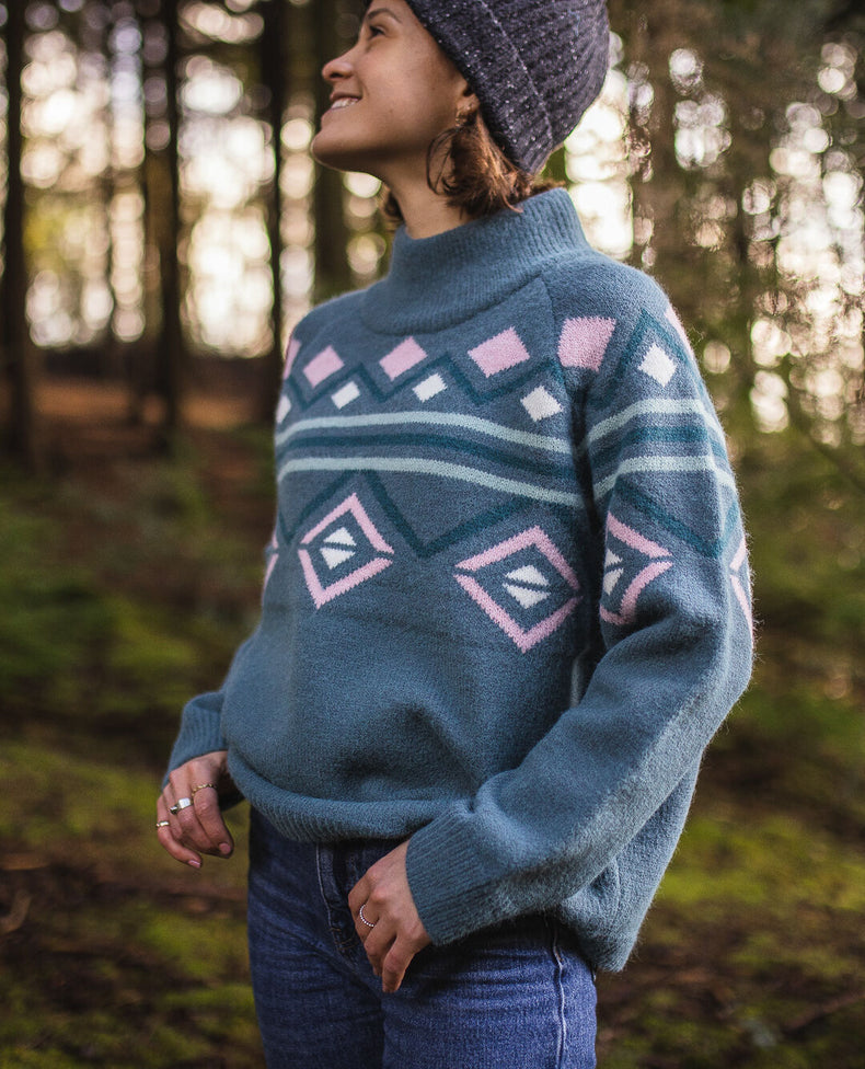 Ottoson Knitted Jumper - Ocean Green