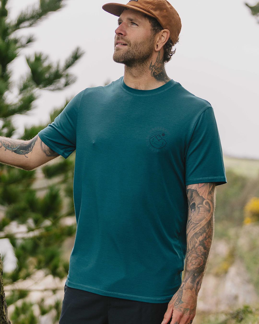 Trail Recycled Active T-Shirt - Mediterranean