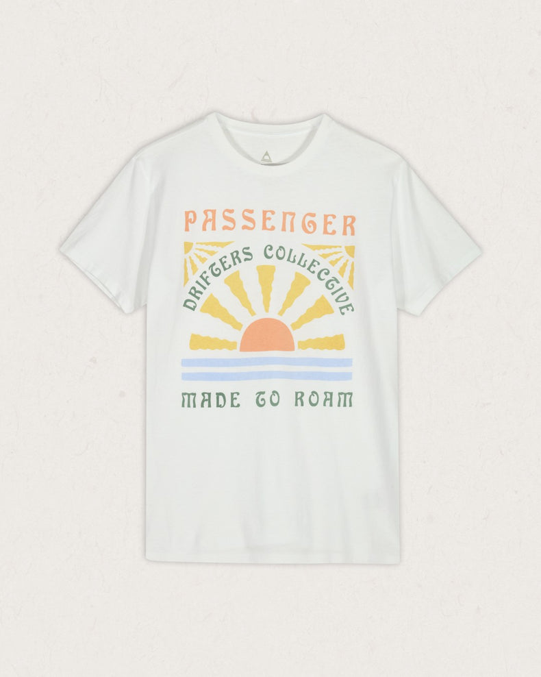 Drifters Oversized Recycled Cotton T-Shirt - White