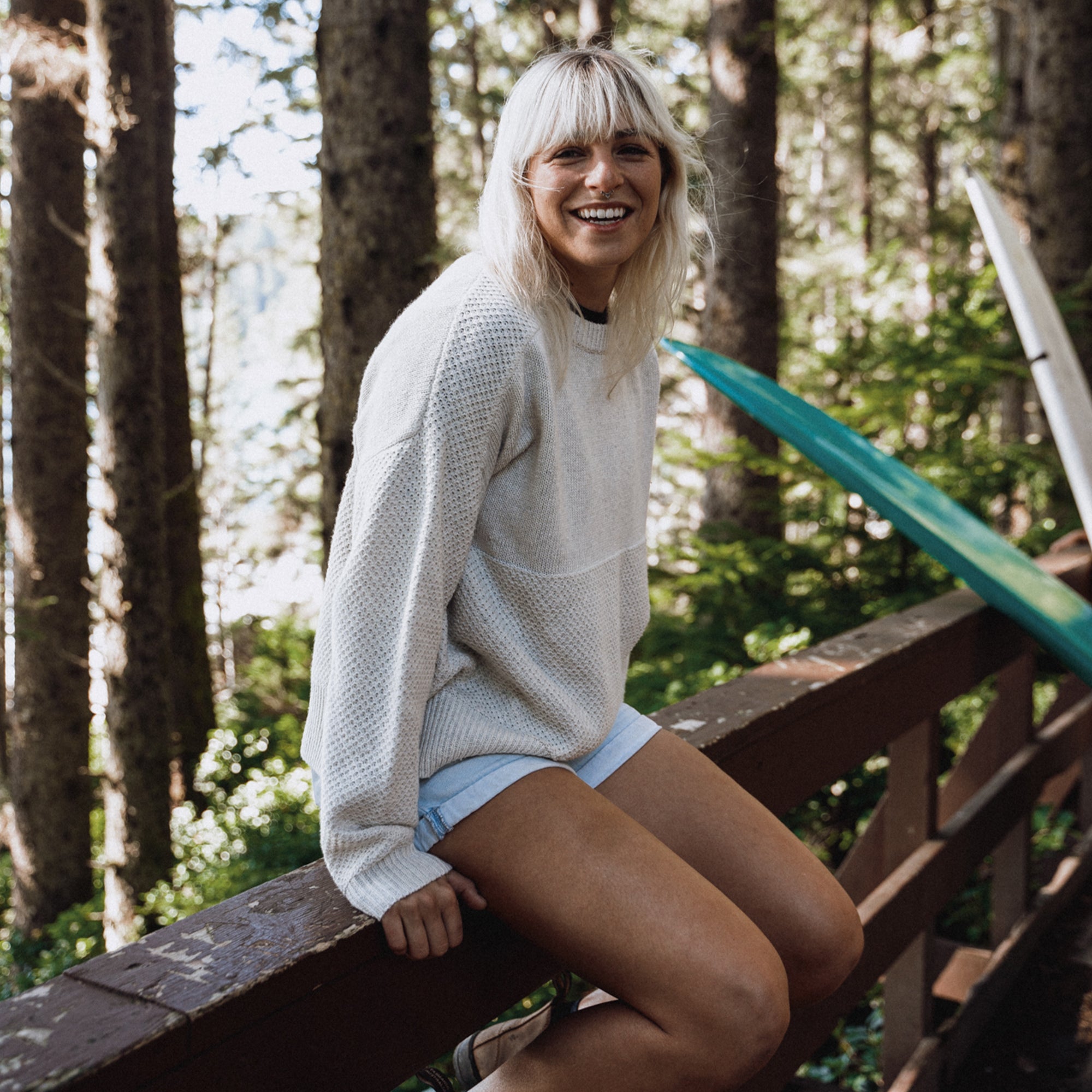 Cove Recycled Knit Jumper - Off White