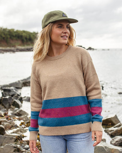 Bay Recycled Knit Jumper - Sand
