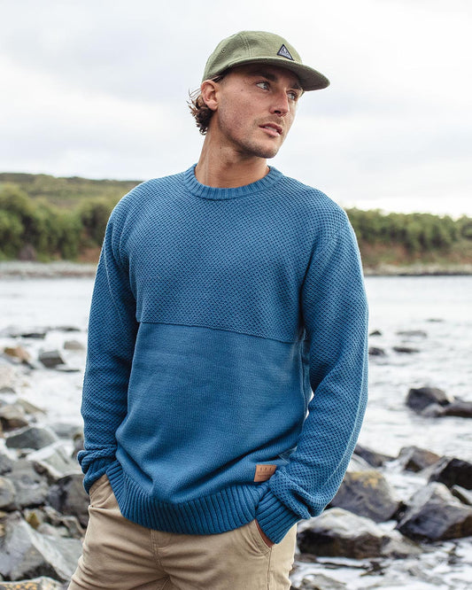 Swell Knitted Jumper - Blue Steel