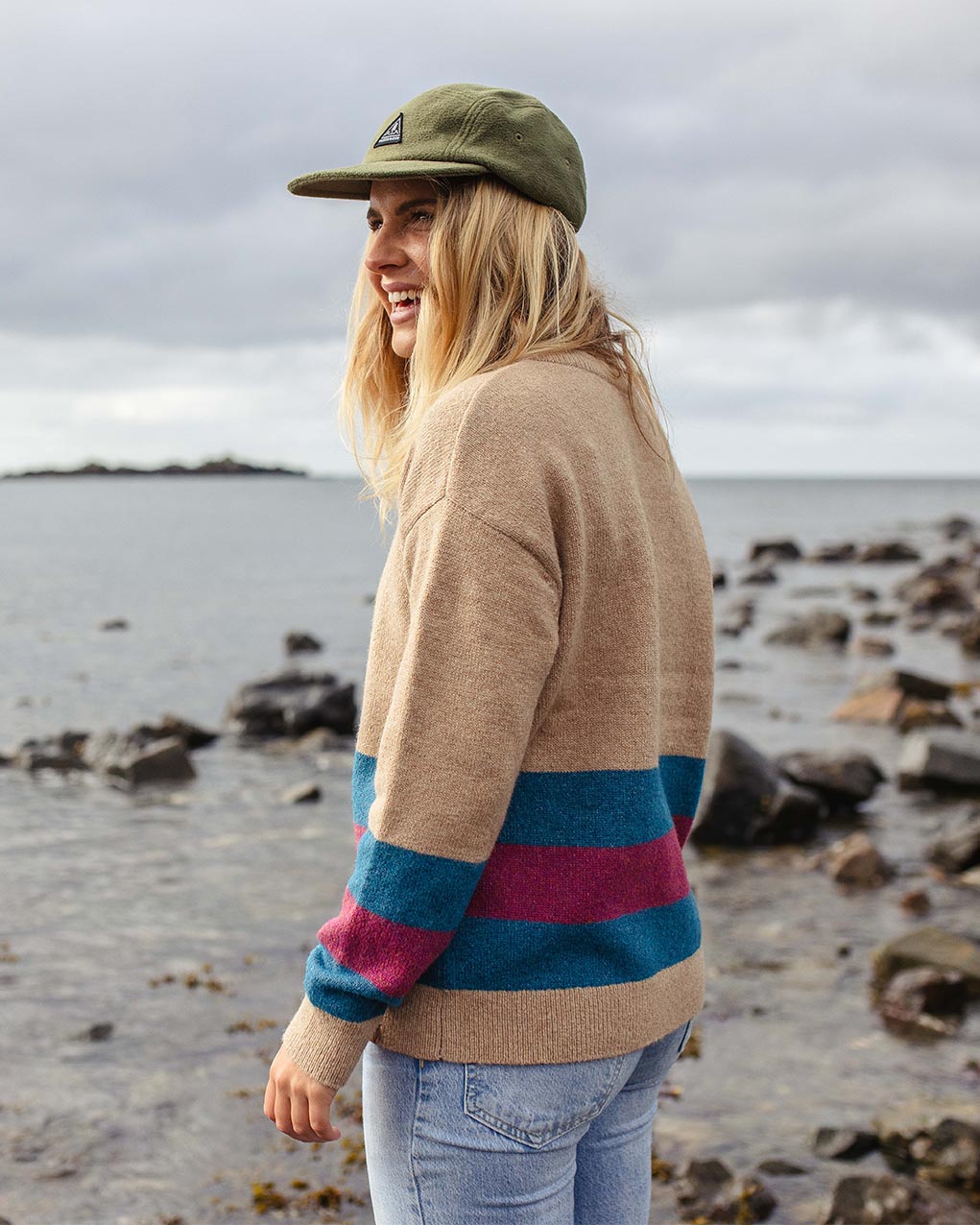Bay Recycled Knit Jumper - Sand